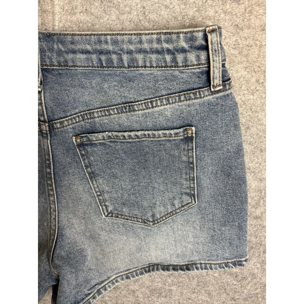 KUT from the Kloth Jane High Rise Shorts Size 8 Denim Shorts Light Wash